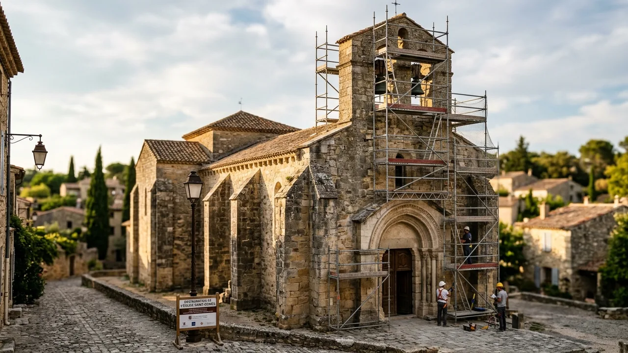 Restauration patrimoniale de l'église paroissiale Saint-Geniès à Cers par l'Association Saint-Geniès
